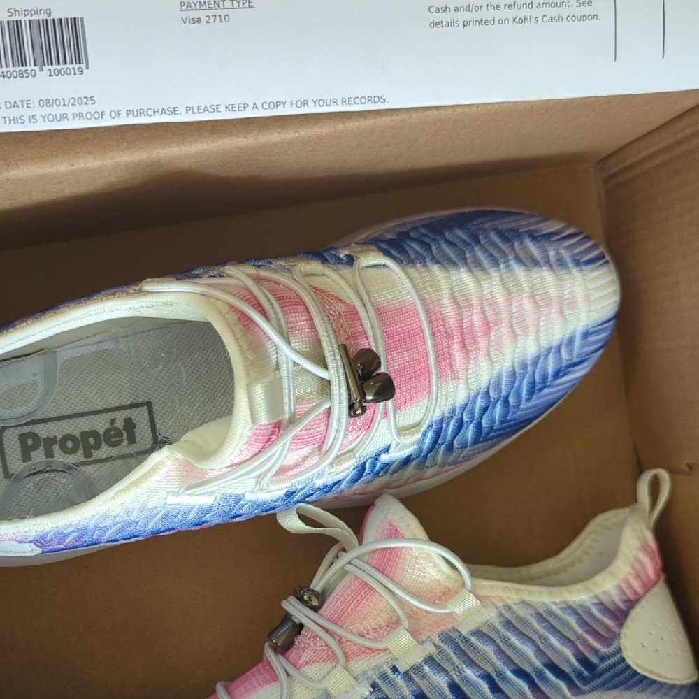 Propet Pink and Blue Athletic Shoes